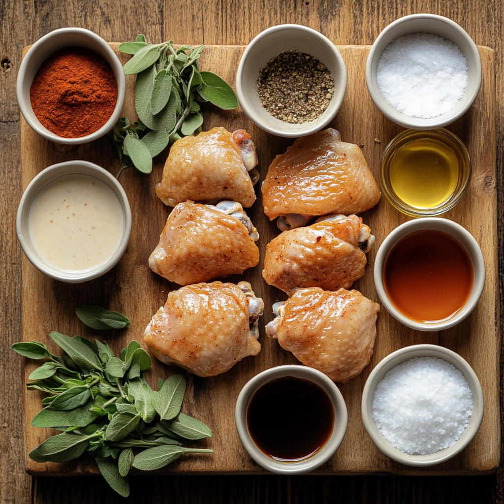 chicken thighs ingredients