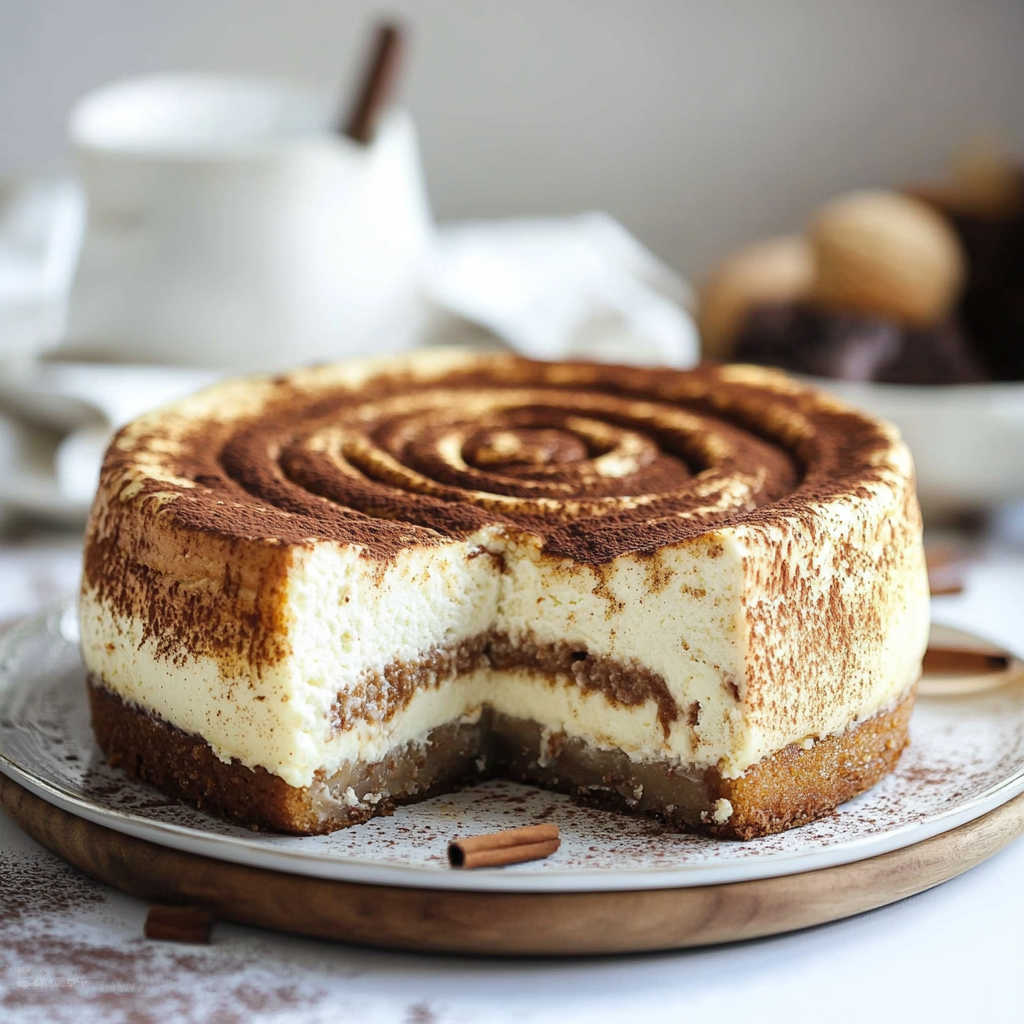 cinnamon roll cheesecake