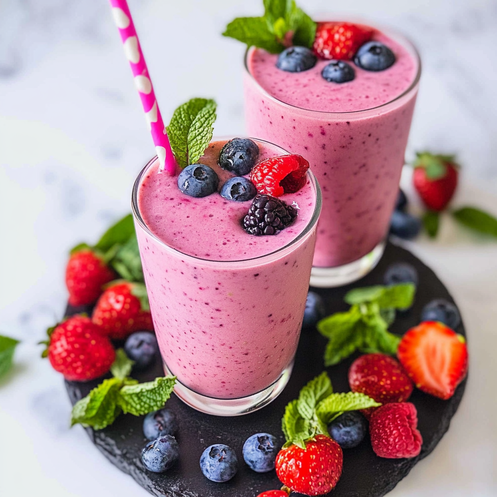 mixed berry smoothie