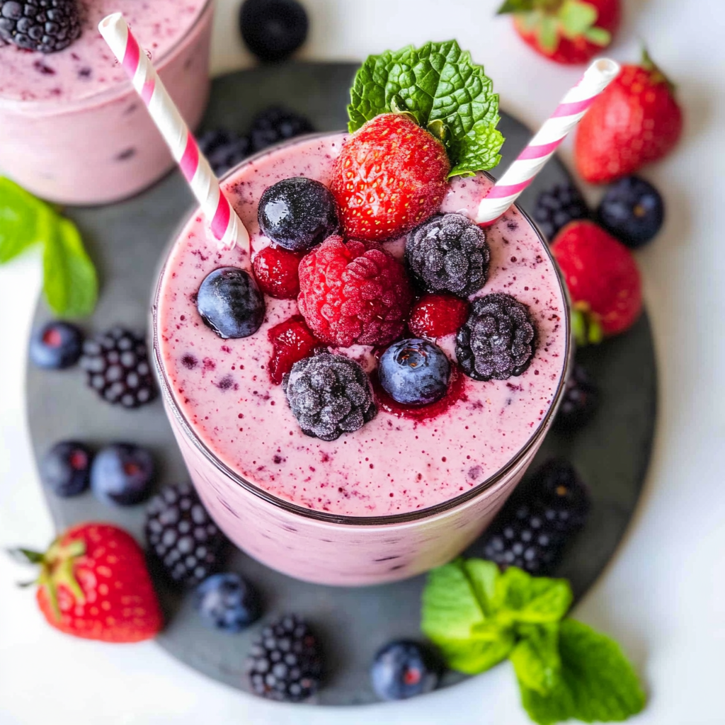 mixed berry smoothie