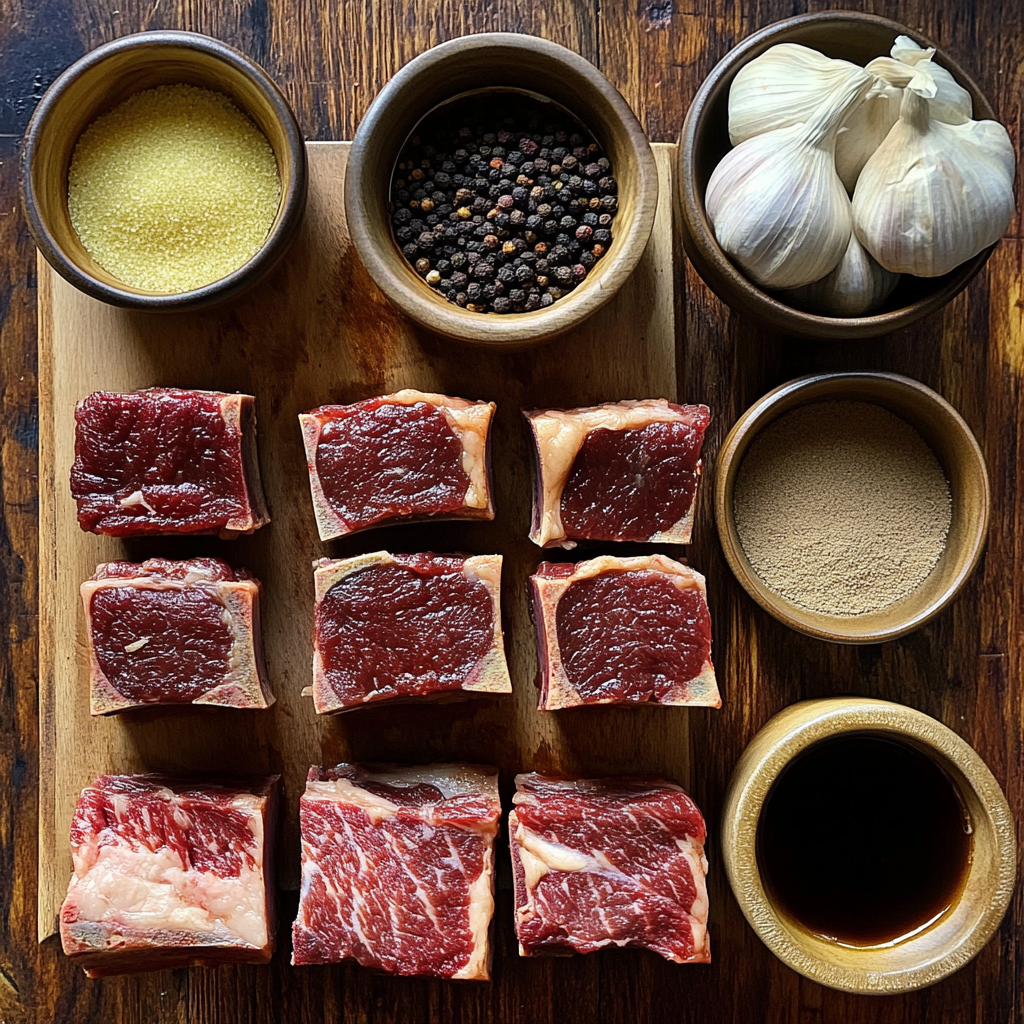 Chinese Five-Spice Beef Short Ribs ingredients
