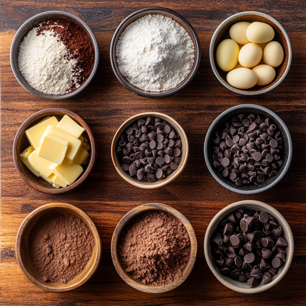 Chocolate Brownies ingredients