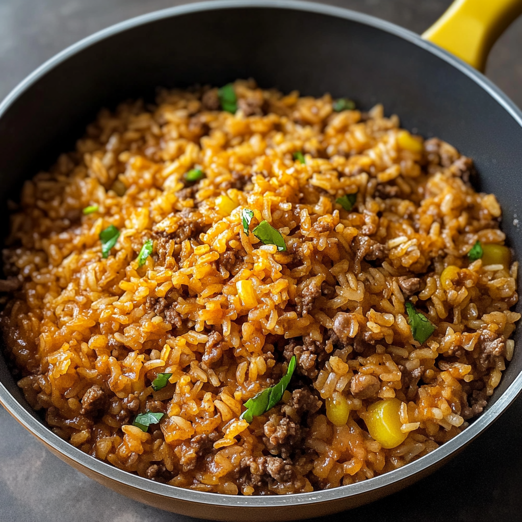 Easy Skillet Taco Rice