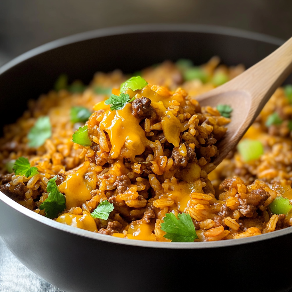 Easy Skillet Taco Rice
