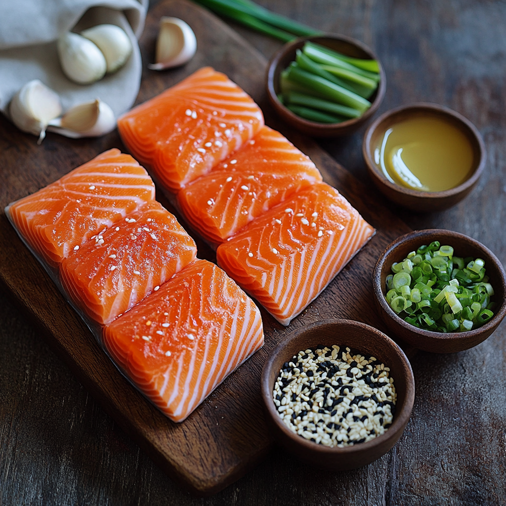 Honey Glazed Salmon ingredients