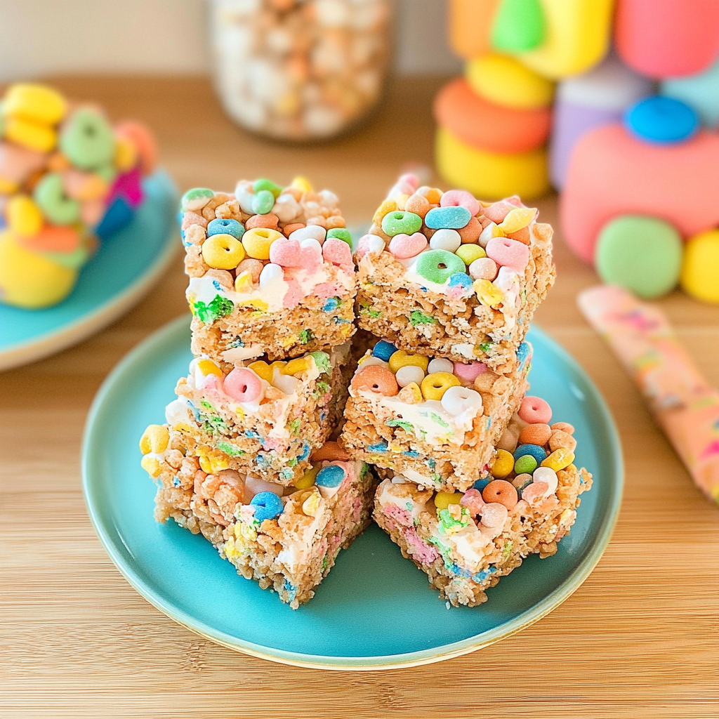 Lucky Charms Rice Krispie Treats