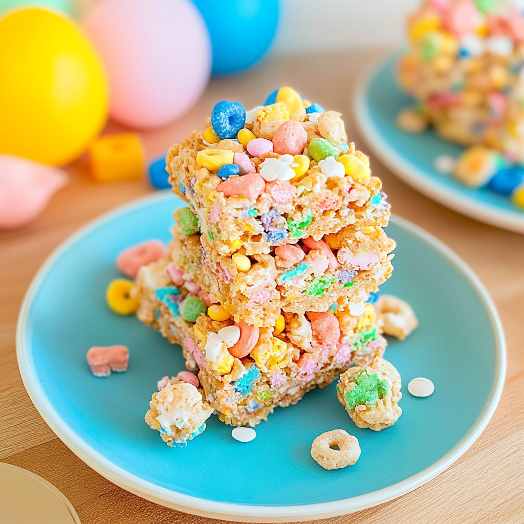 Lucky Charms Rice Krispie Treats