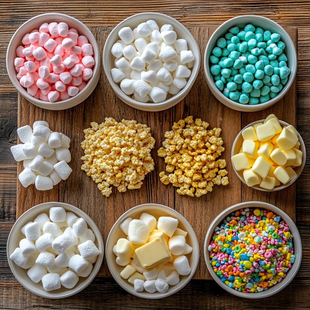 Lucky Charms Rice Krispie Treats ingredients