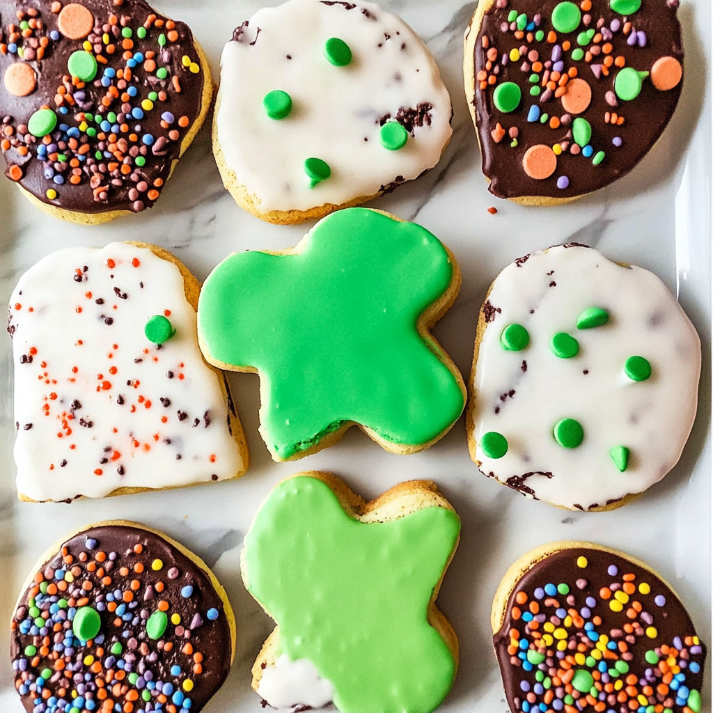 Mint Chip Sugar Cookies