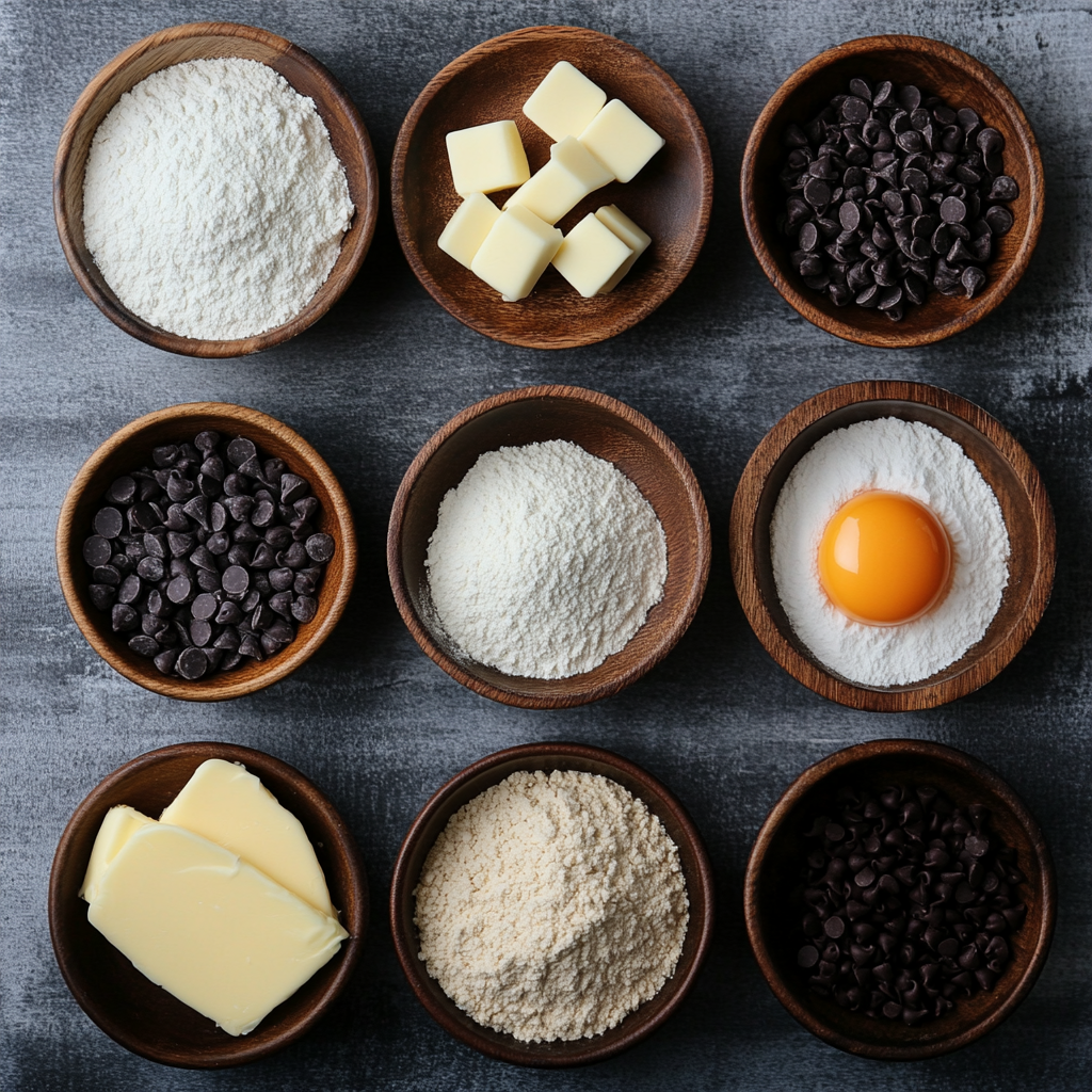 Mint Chip Sugar Cookies ingredients