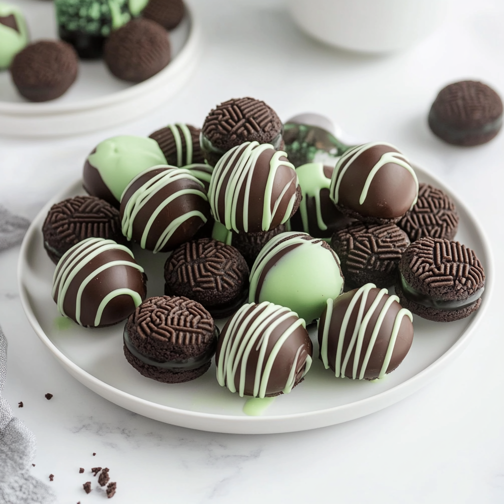 Mint Oreo Truffles