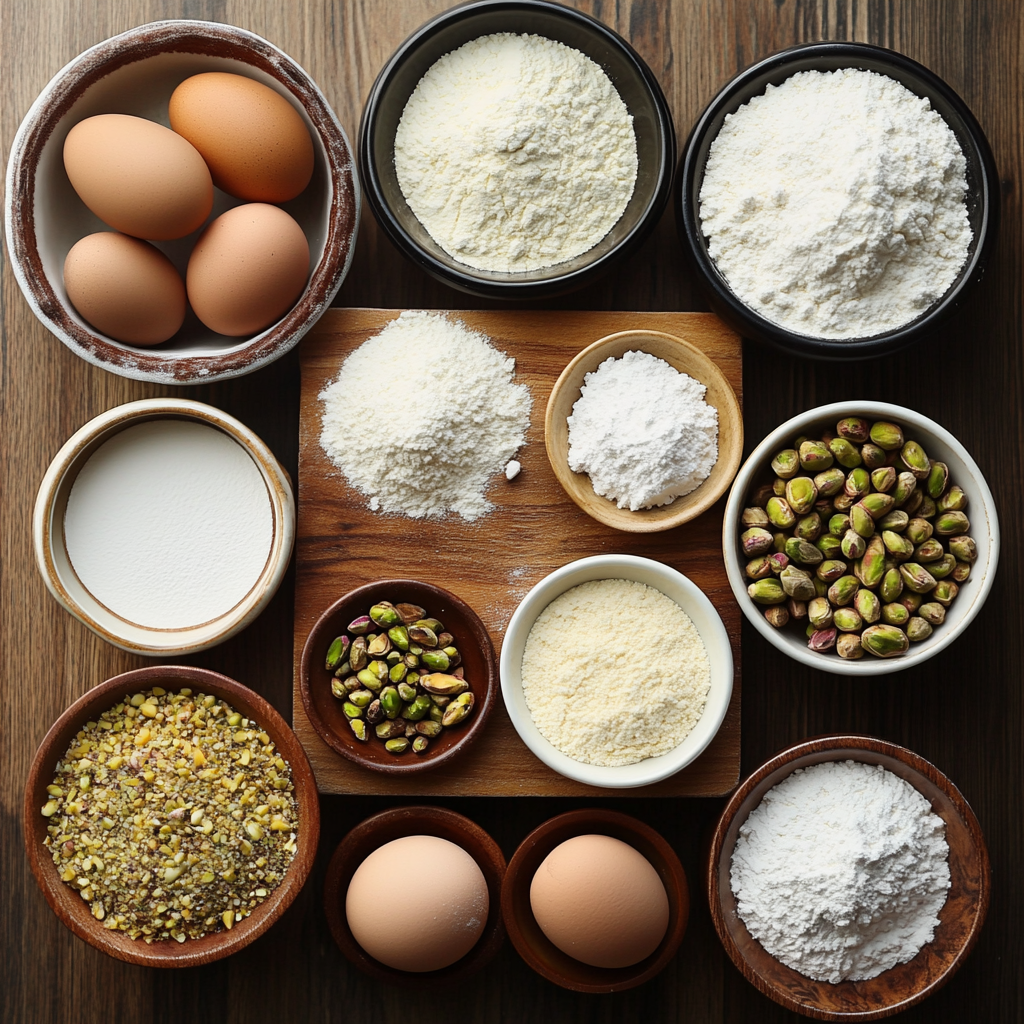 Pistachio St. Patrick’s Day Cupcakes ingredients