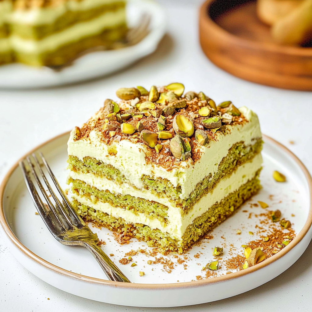 Pistachio Tiramisu