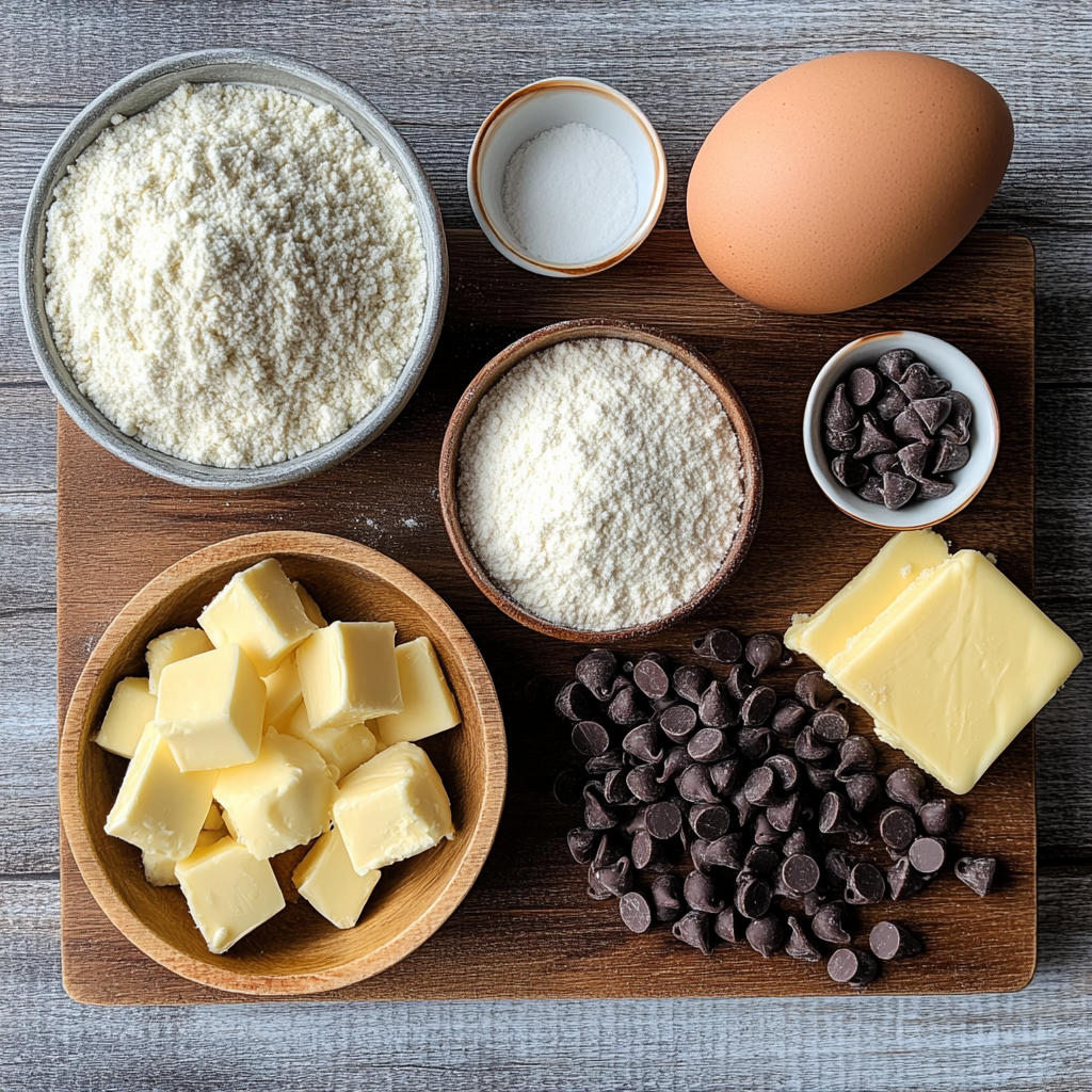 Valentine’s Day Cookie Pie ingredients