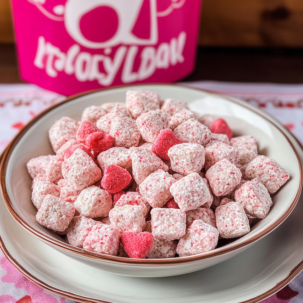 Valentine’s Day Muddy Buddies