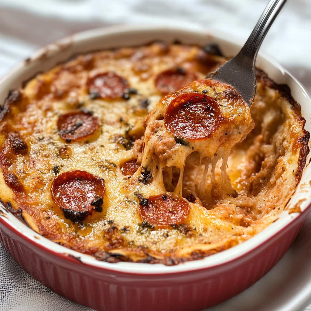 cottage cheese pizza bowl