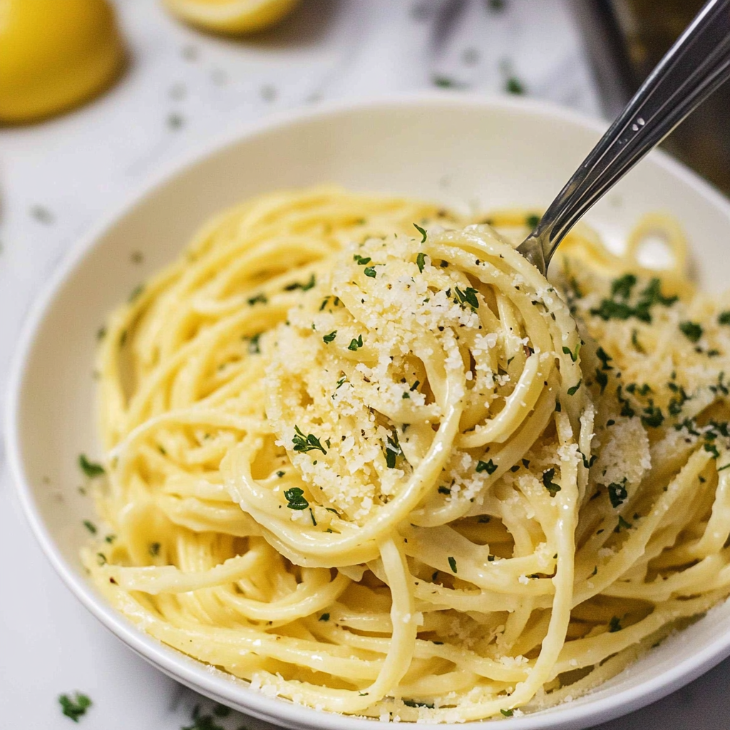 lemon garlic pasta