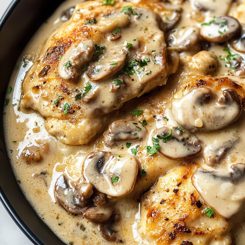 mushroom chicken