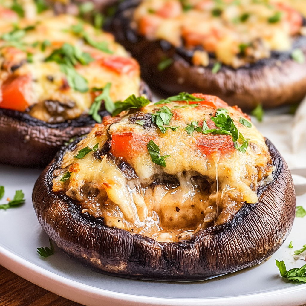 stuffed portabella mushrooms