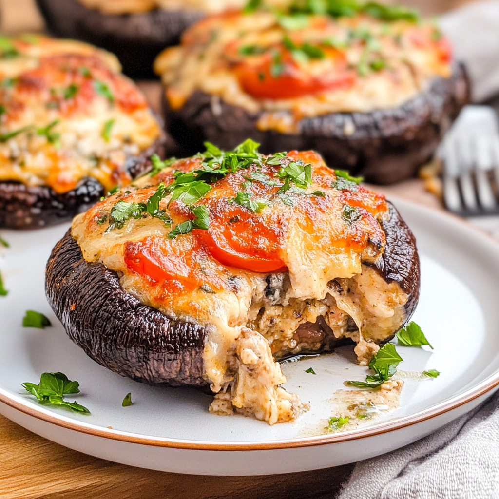 stuffed portabella mushrooms