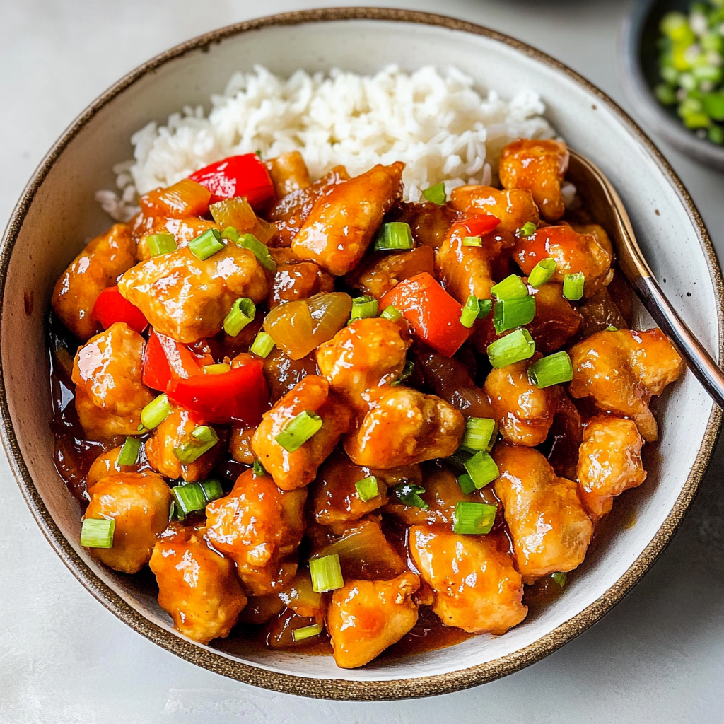 sweet and sour chicken