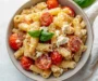 Baked Feta Pasta with cherry tomatoes