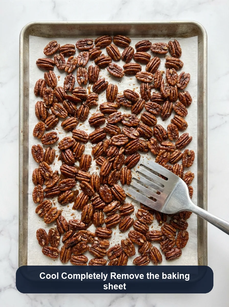 Candied Pecans with Brown Sugar step 8
