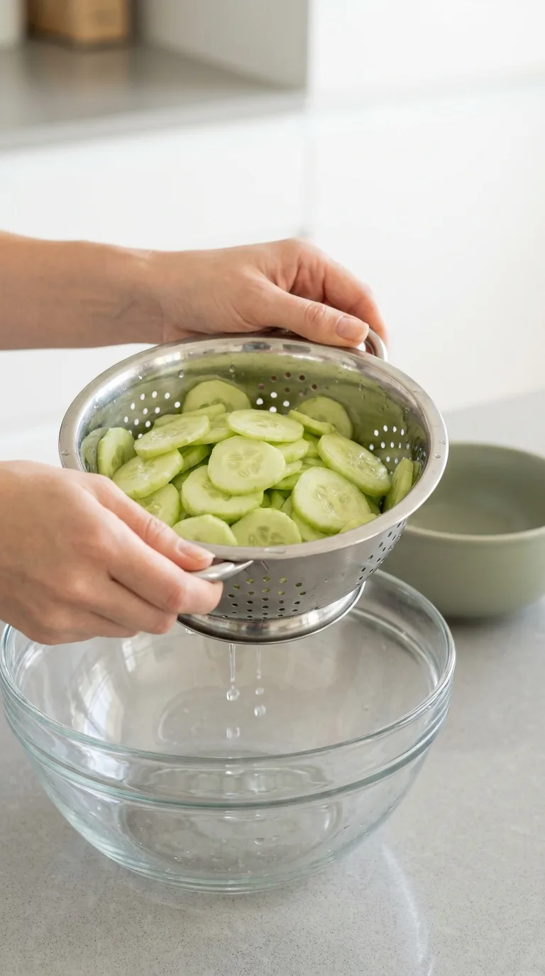 Asian Cucumber Salad with Sesame and Chili step 4