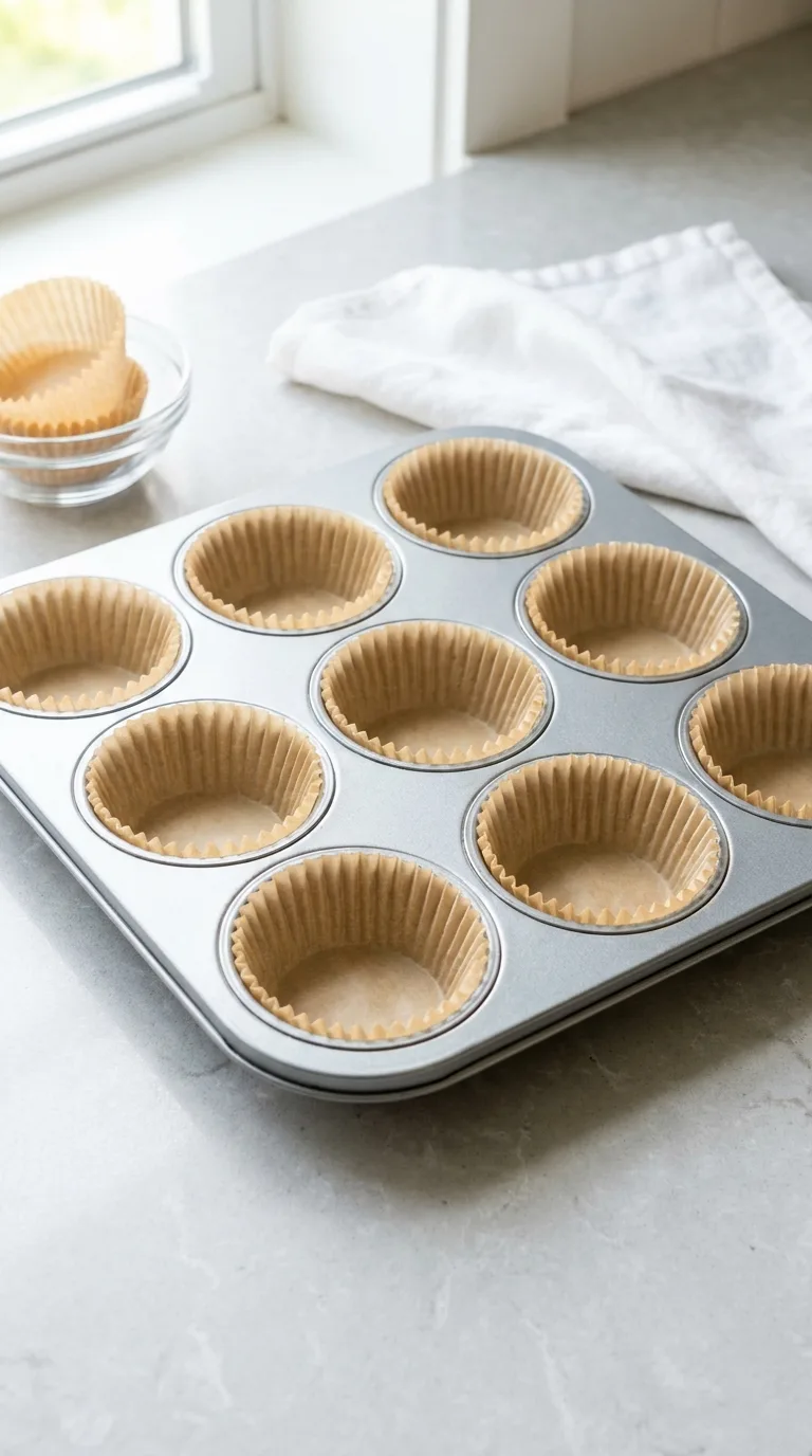Banana Muffins with Chocolate Chips step 1