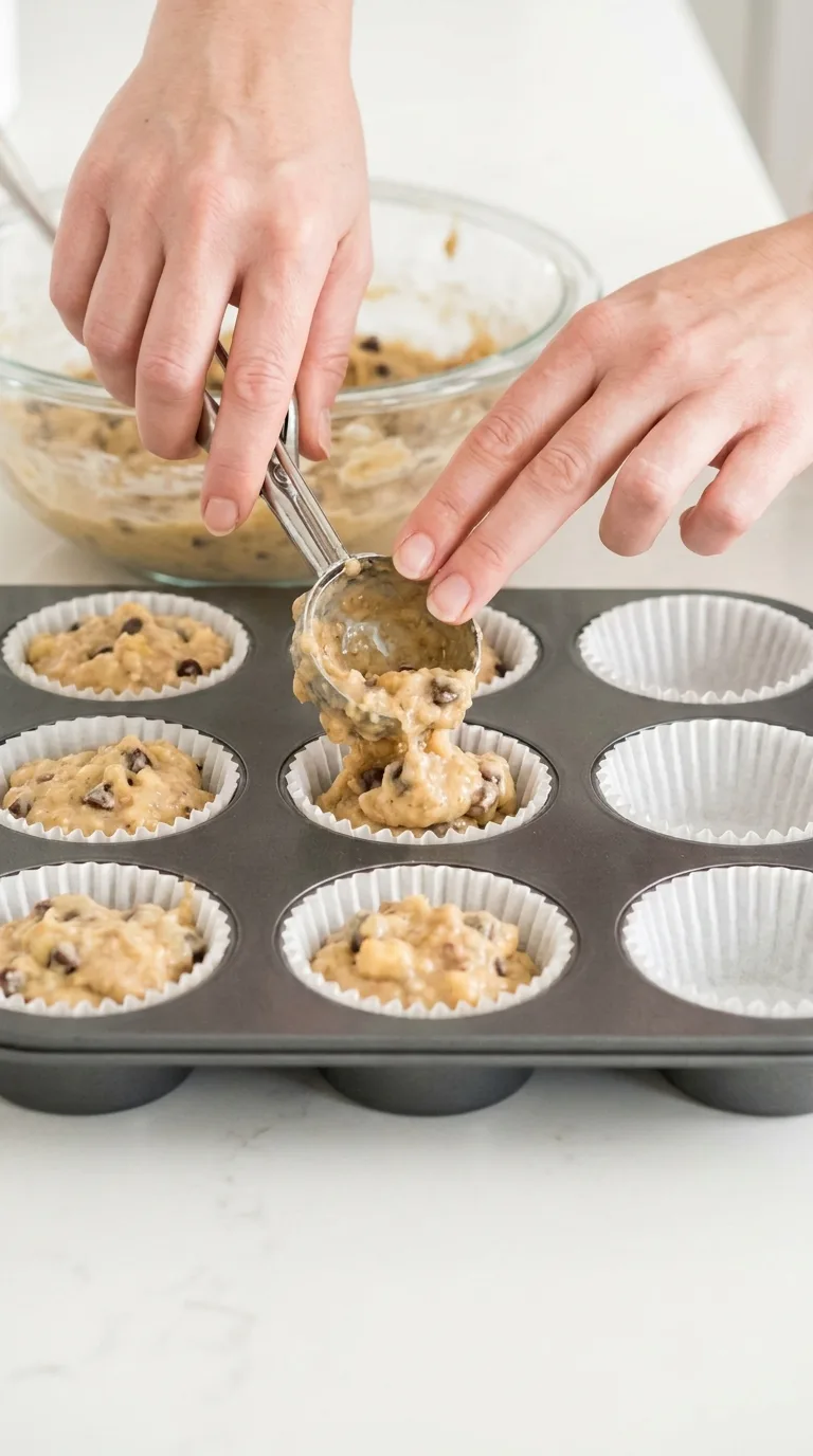 Banana Muffins with Chocolate Chips step 6