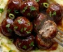 BBQ Meatballs and Mashed Potatoes
