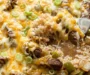 Cheesy Steak & Rice Skillet