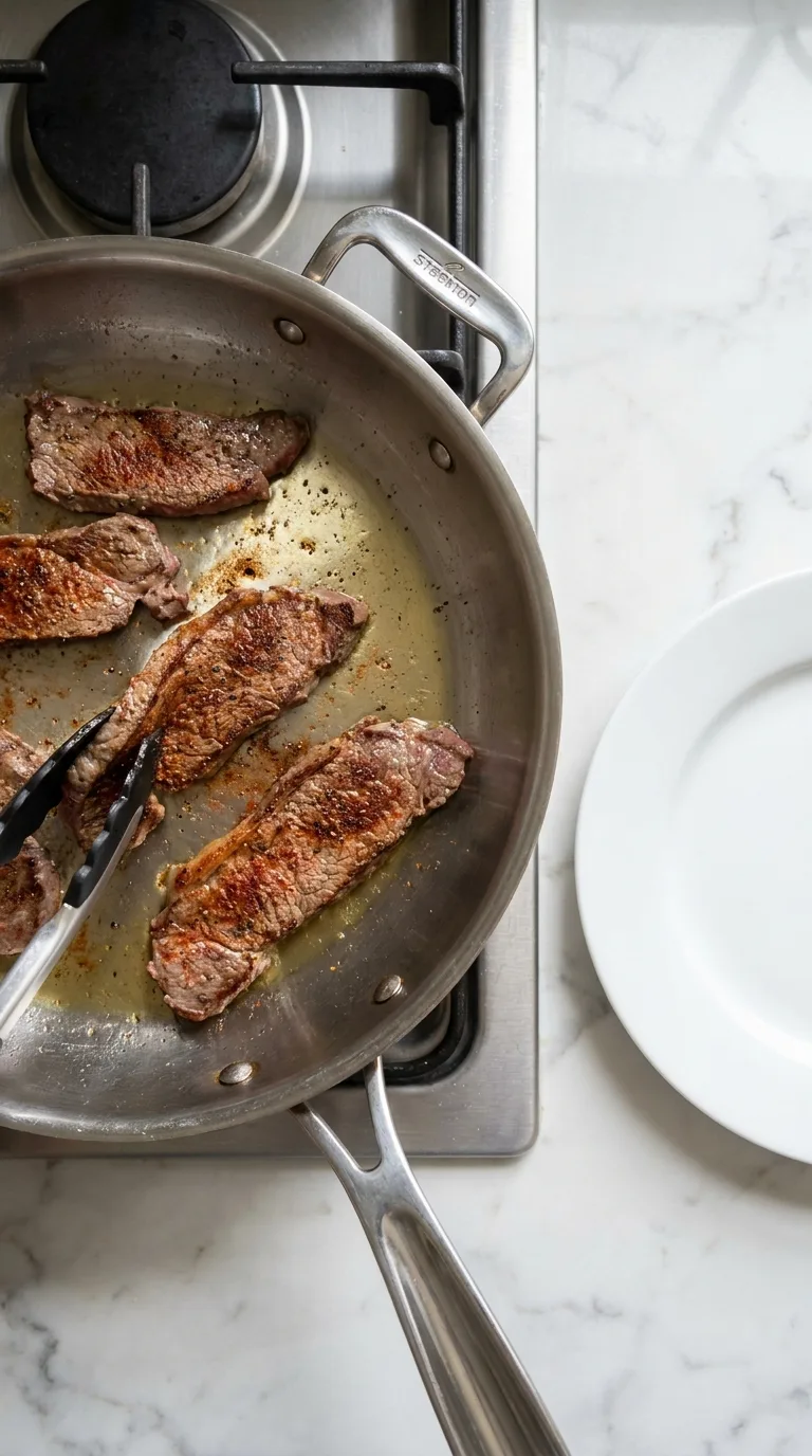 Cheesy Steak & Rice Skillet step 2