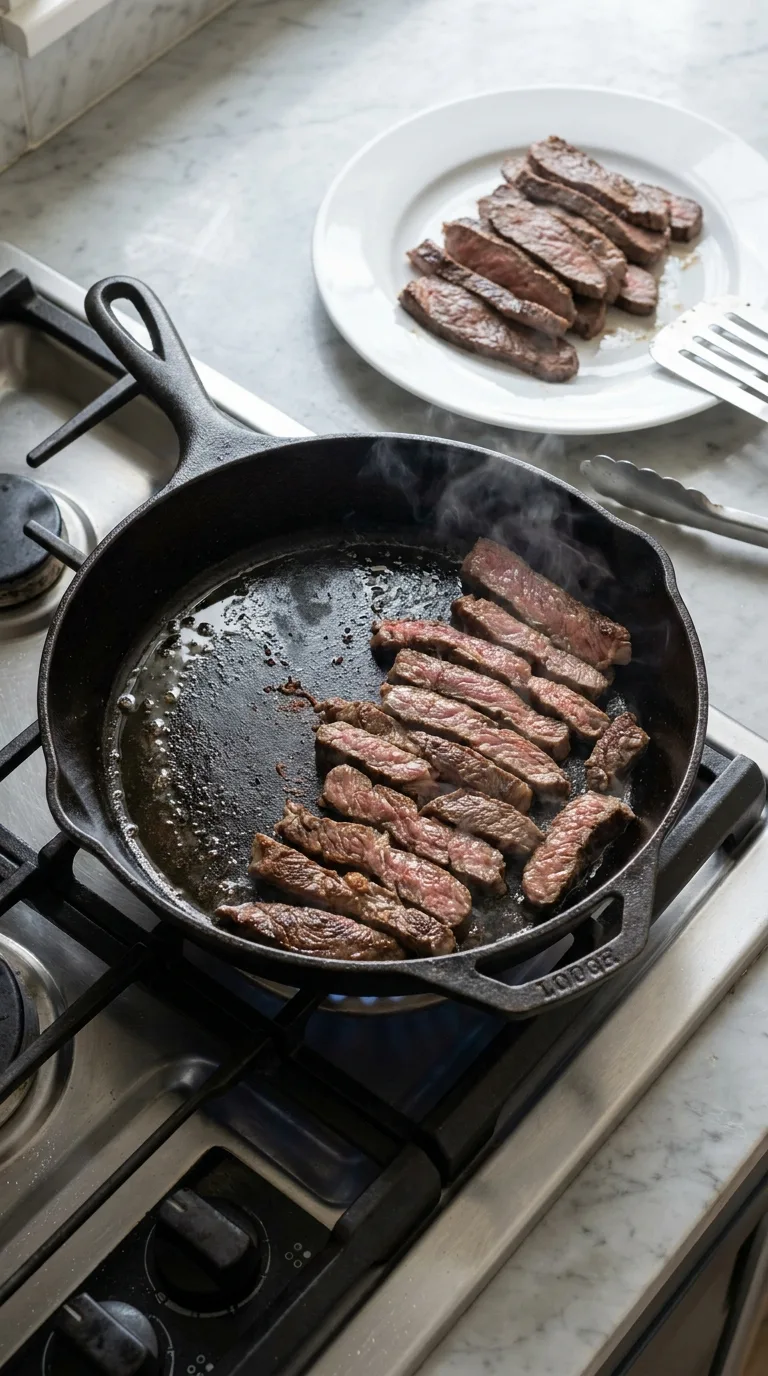 Cheesy Steak & Rice Skillet step 3