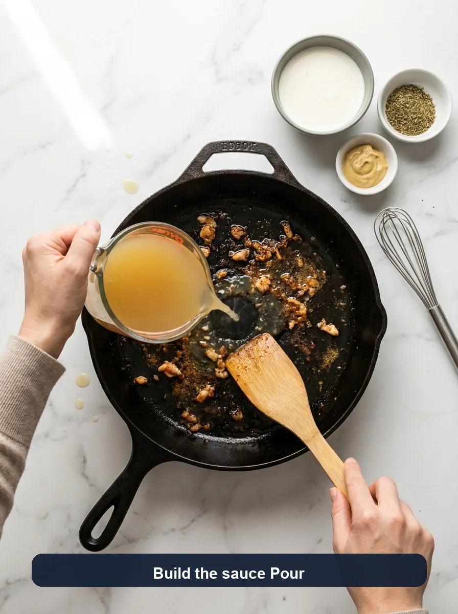 Chicken and Broccoli Skillet with Creamy Garlic Sauce step 6