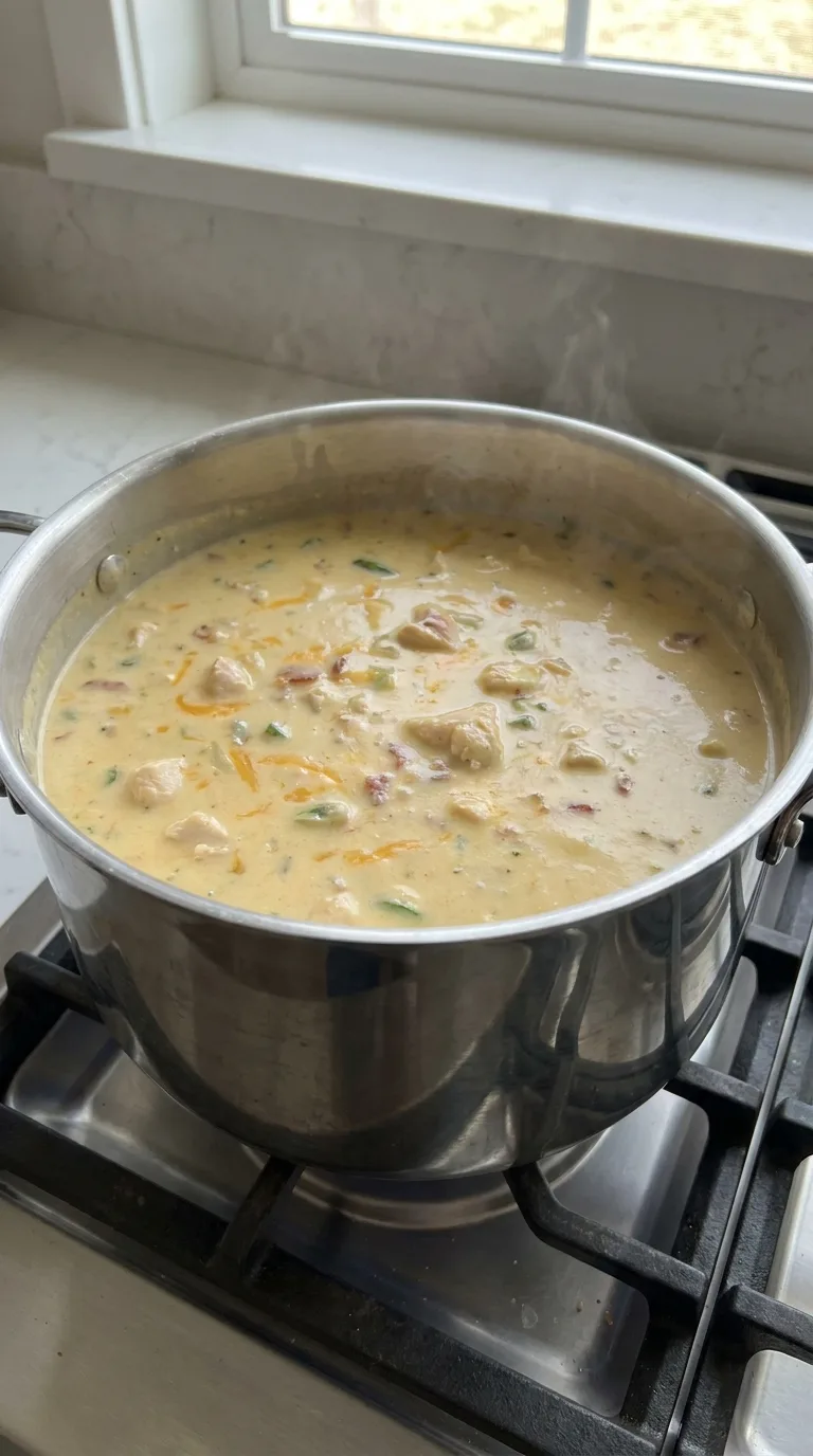 Creamy Jalapeno Popper Chicken Soup step 12