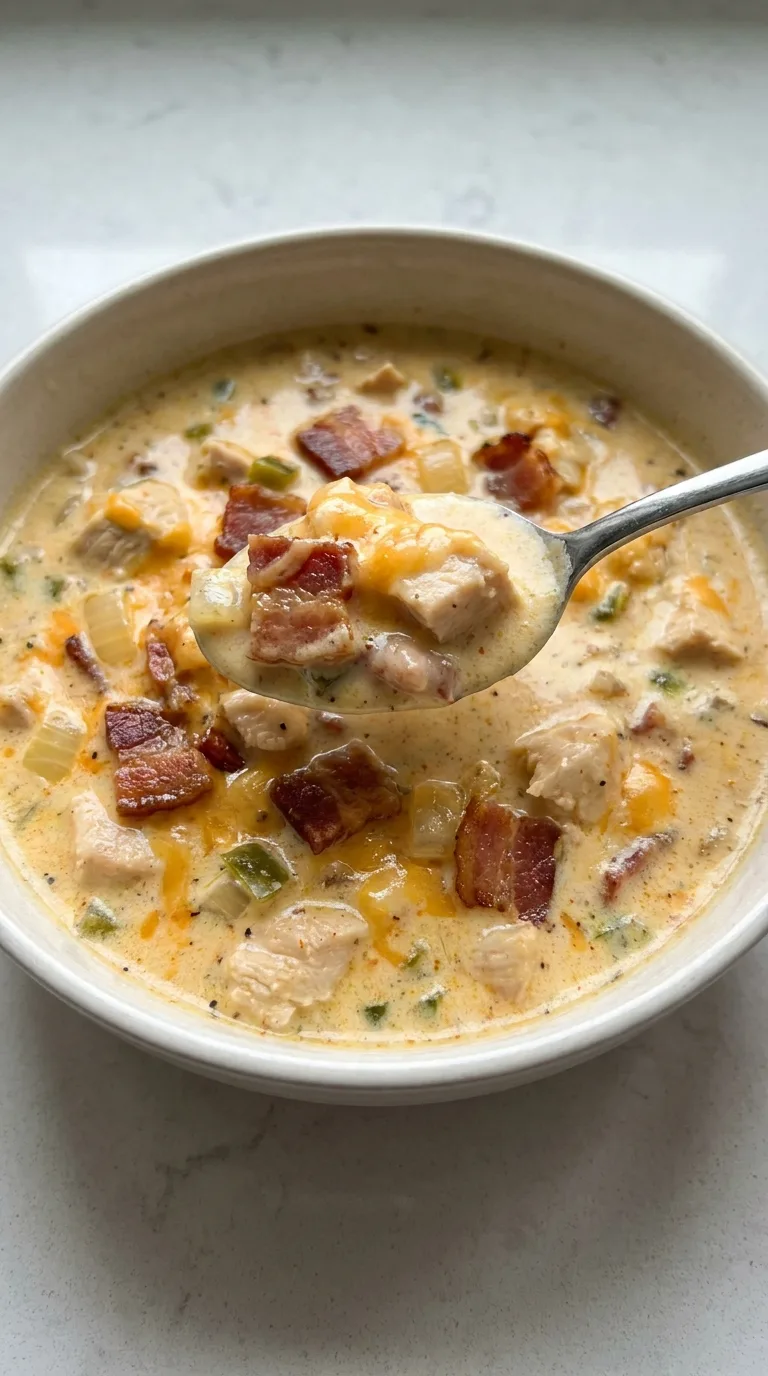 Creamy Jalapeno Popper Chicken Soup step Final