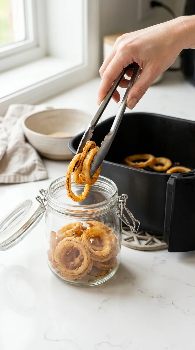 Crispy Air Fryer Onions step 11