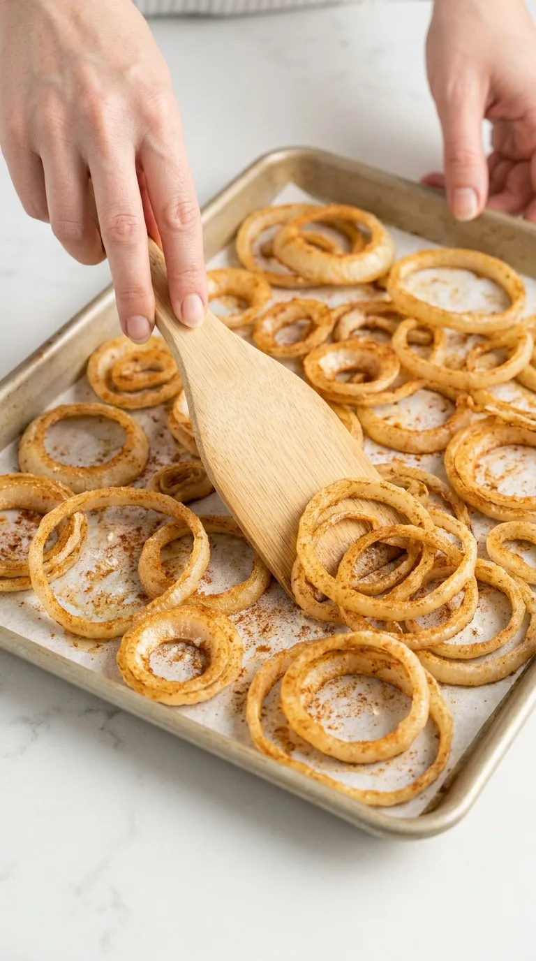 Crispy Air Fryer Onions step 9