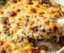 French Onion Ground Beef and Rice Casserole