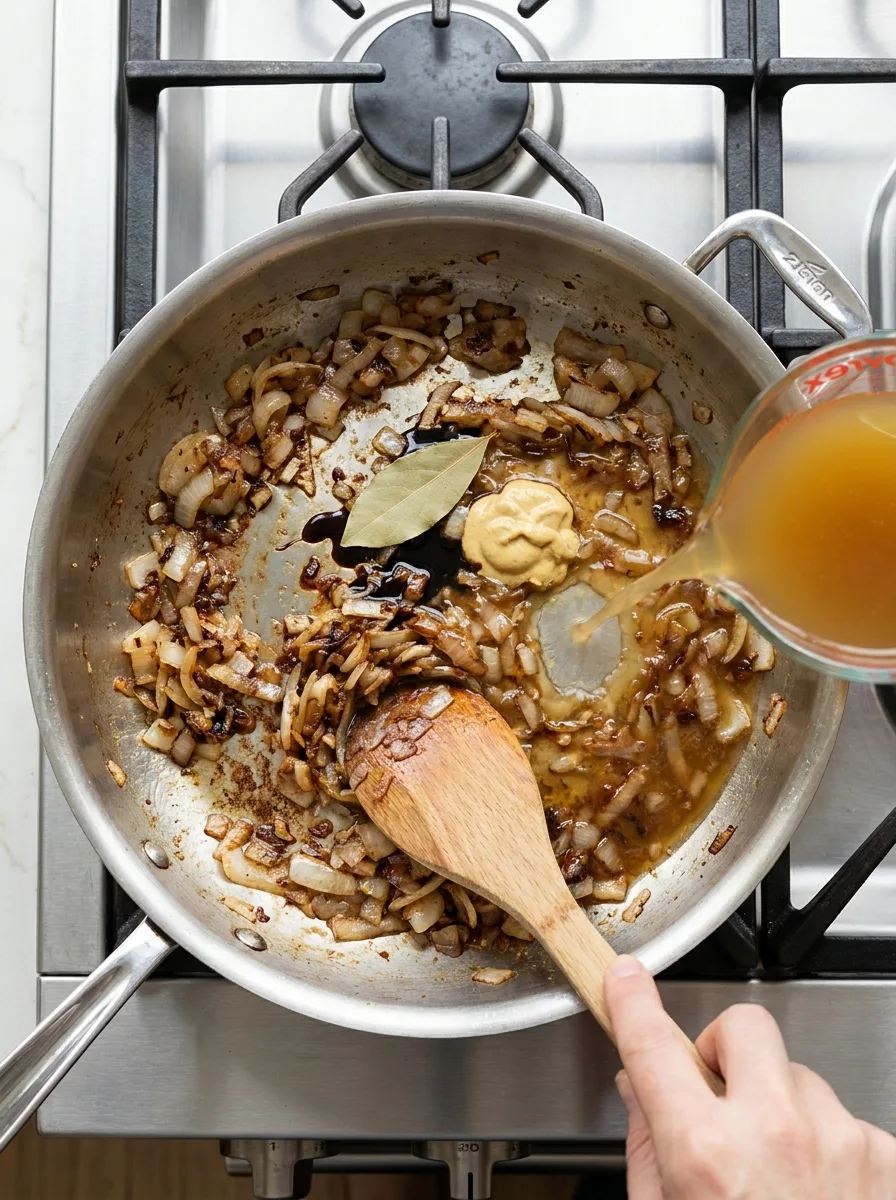 French Onion White Beans step 3