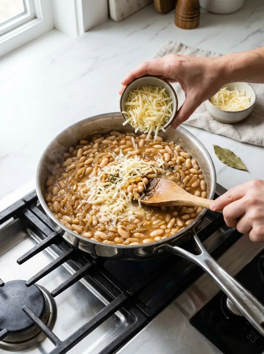 French Onion White Beans step 6