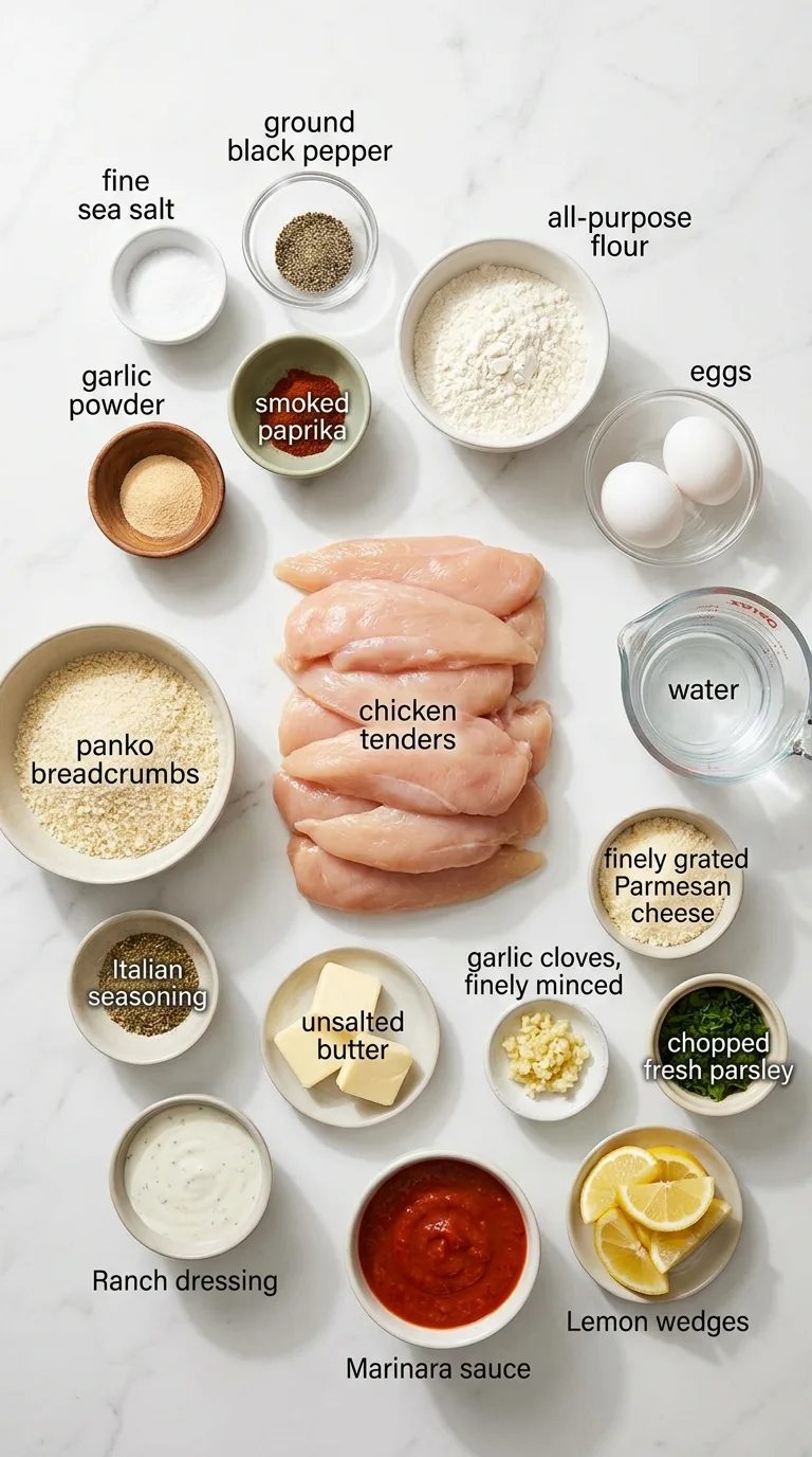 Garlic Parmesan Chicken Tenders ingredients