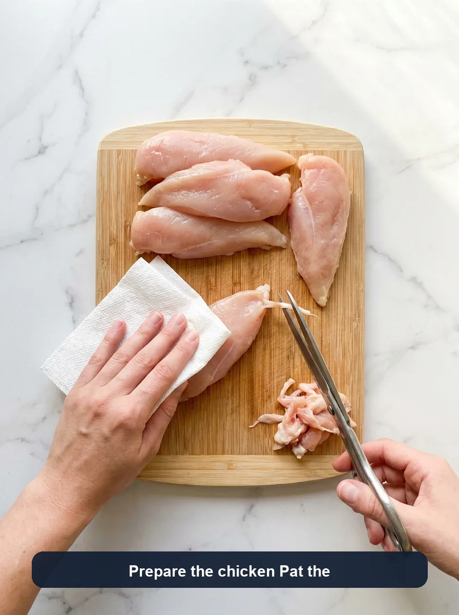 Greek Chicken Tenders step 1
