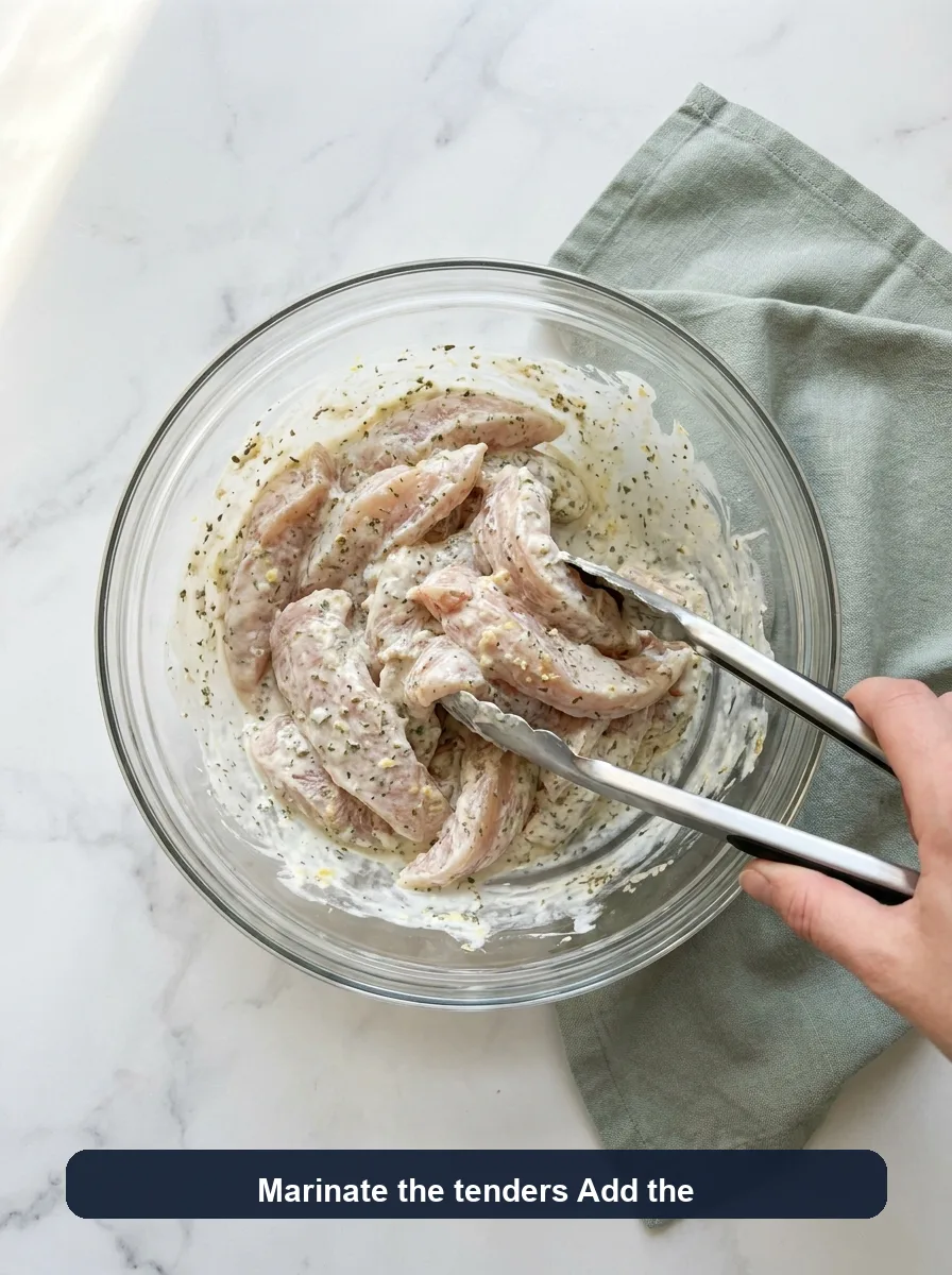 Greek Chicken Tenders step 3