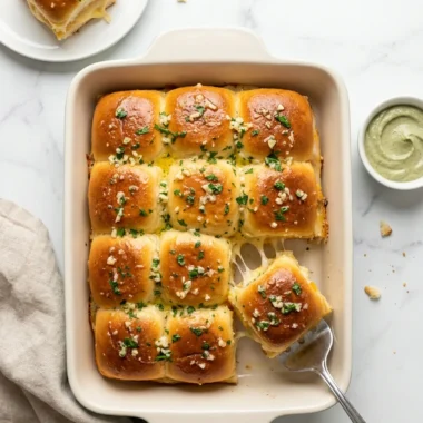 Hawaiian Roll Grilled Cheese with a Buttery Garlic Topping finished recipe