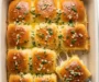 Hawaiian Roll Grilled Cheese with a Buttery Garlic Topping
