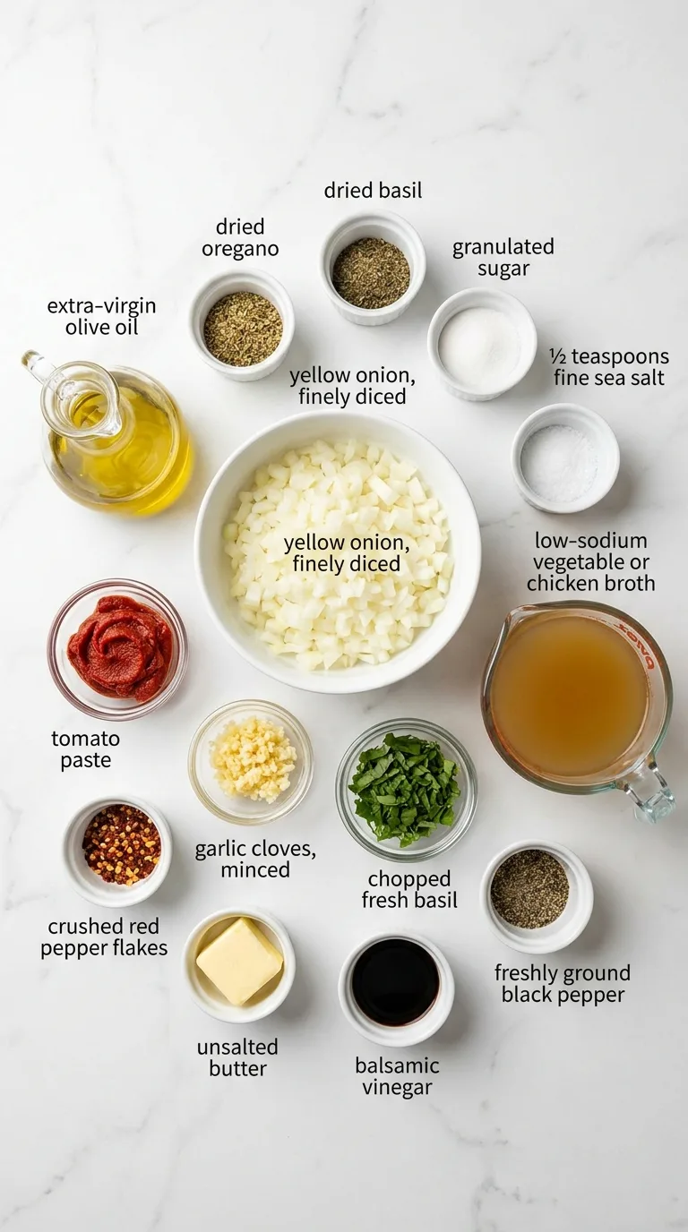 Homemade Spaghetti Sauce with Fresh Tomatoes ingredients