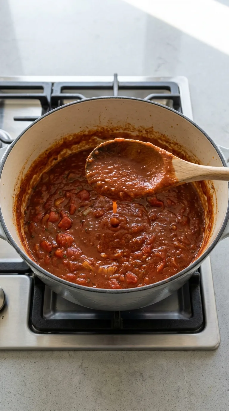 Homemade Spaghetti Sauce with Fresh Tomatoes step 14