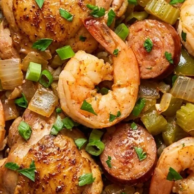 Jambalaya Recipe for Mardi Gras finished recipe